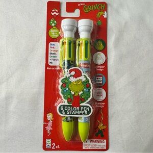 Grinch & Who Hash Multi-Color Pens & Stampers